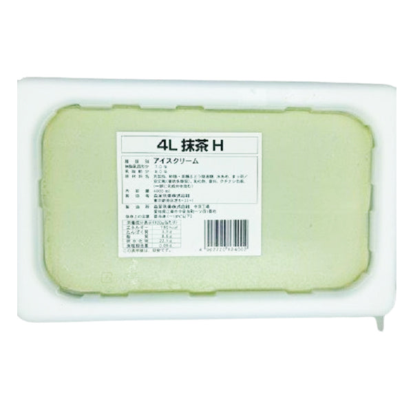 森永 抹茶 アイス 4L ( 業務用 / 冷凍 / アイスクリーム / シャーベット )