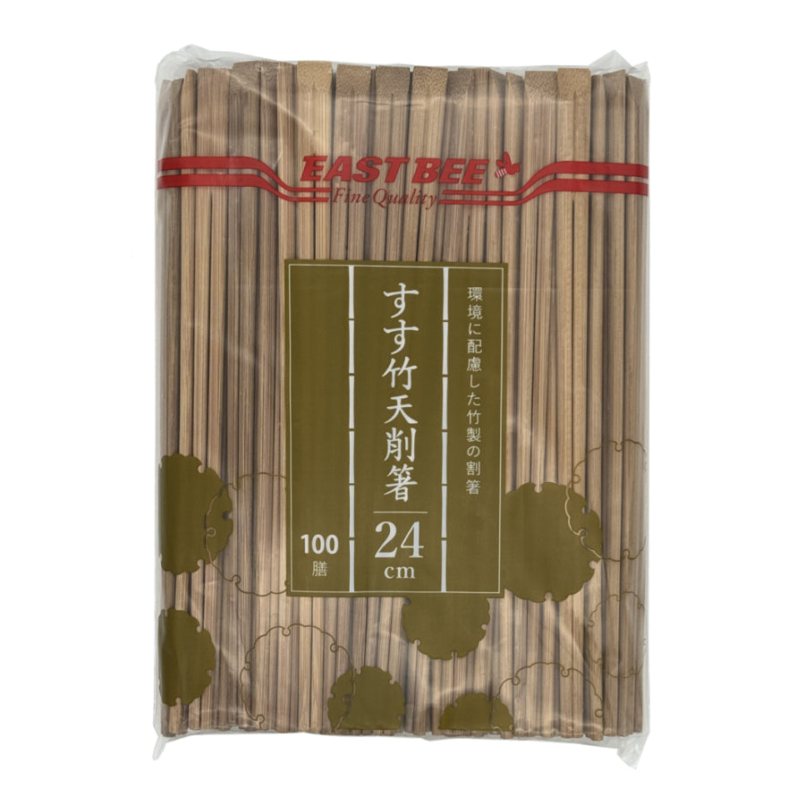 EASTBEE すす竹 天削箸 100膳 ( 割り箸 / 割箸 / 24cm / まとめ買い