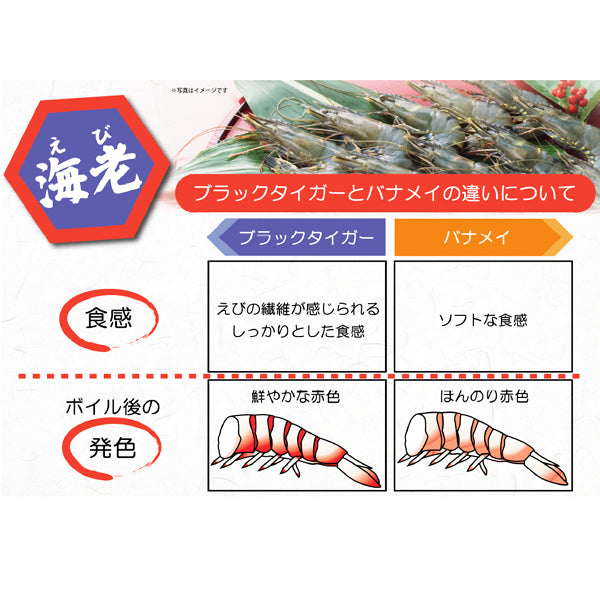 ブラックタイガー 無頭 26/30 1.8kg ( 海老 / えび / エビ / ブロック凍結 / BT )