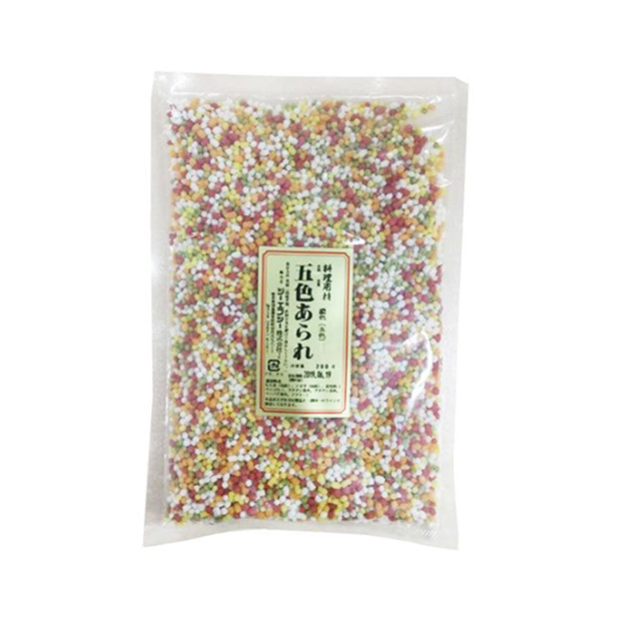 五色 あられ 200g ( トッピング / お茶漬け )[ 4562361519875 ]| A