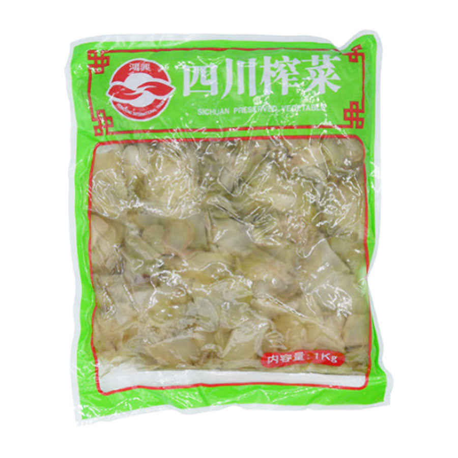 開封品　生肉定食　おかわり　限定版 ザーサイ スライス 1kg ( 搾菜 / お漬物 / コリコリ