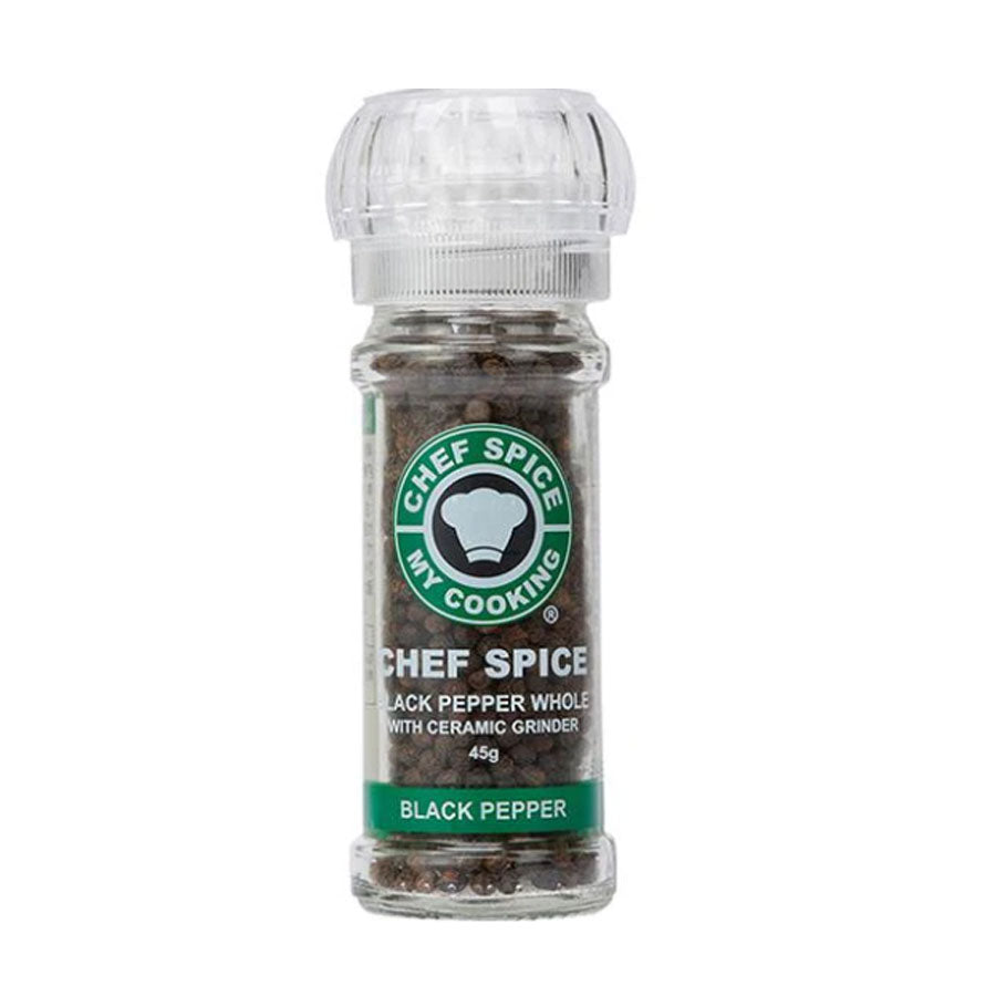 ブラックペッパーミル付 45g ( 黒胡椒 / 黒こしょう / 黒コショウ