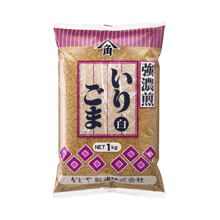 かどや いりごま 白 1kg ( 強濃煎 / 煎り 胡麻 / ゴマ