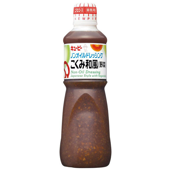 キューピー ノンオイル ドレッシング こくみ 和風 野菜 1L ( 和風ドレッシング / サラダ )