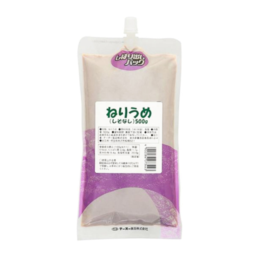 テーオー食品 しぼり出し ねりうめ 500g ( シソ 無し / 練り梅 / 梅