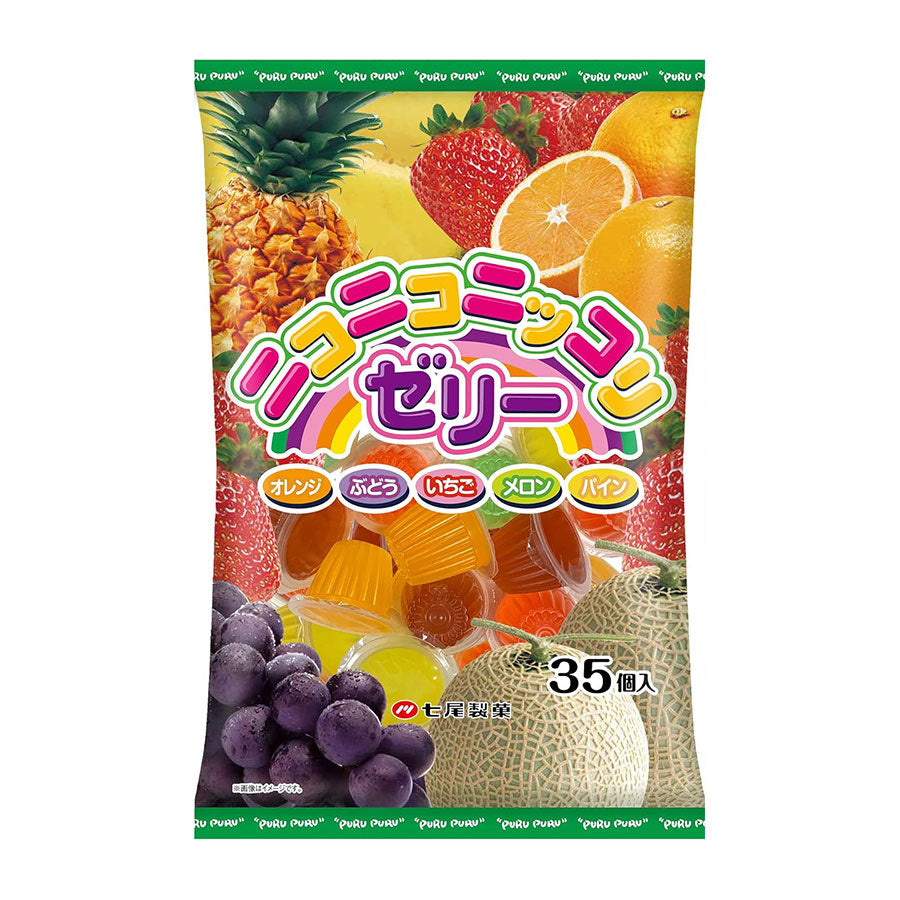 七尾製菓 ニコニコ ニッコリ ゼリー 35個 ( フルーツ / 果物