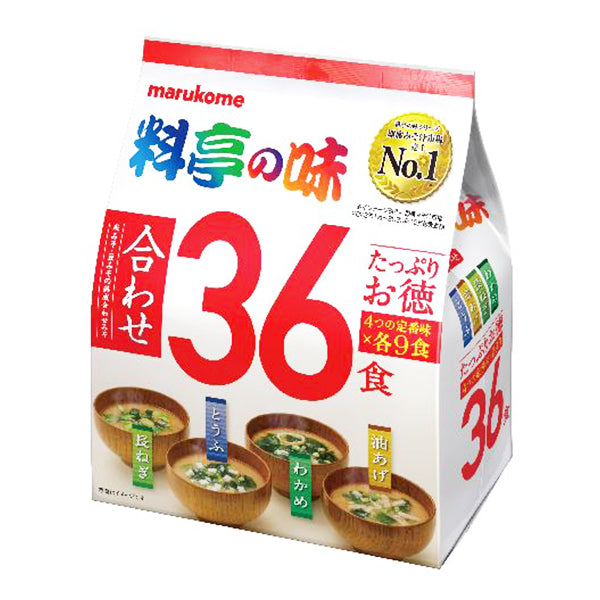 マルコメ たっぷりお徳 料亭の味 36食 ( 味噌汁 / みそ汁 / 個食