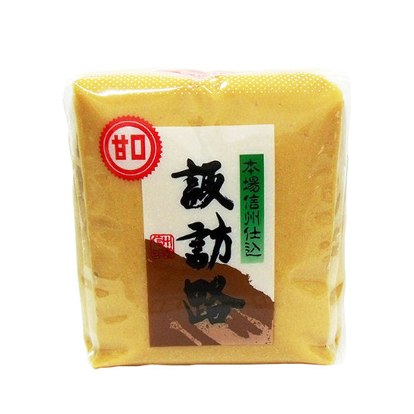 松亀味噌 諏訪路 甘口 白味噌 1kg ( 白みそ / 米麹 )