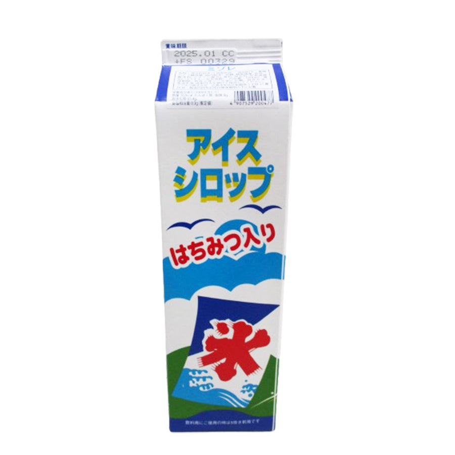 希少　貴重　焙り出し氷コップ　雪解け文 フジスコ 氷みつ みぞれ 1.8L ( かき氷 / シロップ