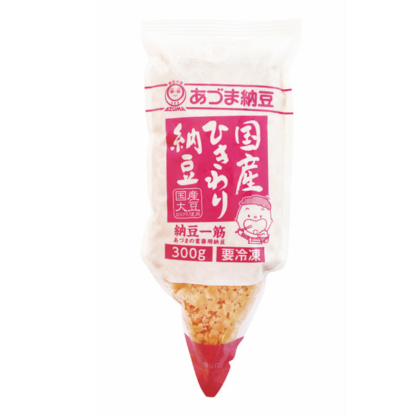 あづま食品 ひきわり 納豆 チューブ 300g ( 国産大豆100% / なっとう / 冷凍 )