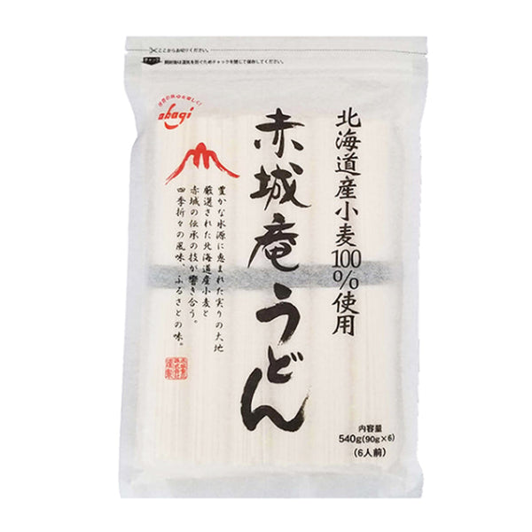 赤城庵 うどん 540g ( 乾麺 / 国産 小麦 / 北海道産 小麦 )