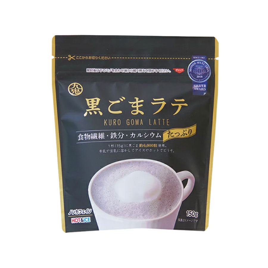 九鬼産業 黒ごまラテ 150g ( ラテ / 黒胡麻 ) [ 4972370403056 ] │A