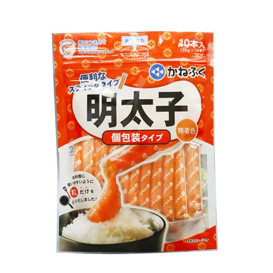 かねふく 無着色 明太 バラコ スティック 30g×10本 ( 明太子