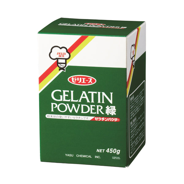 ジェリフ ゼラチン パウダー 緑 450g