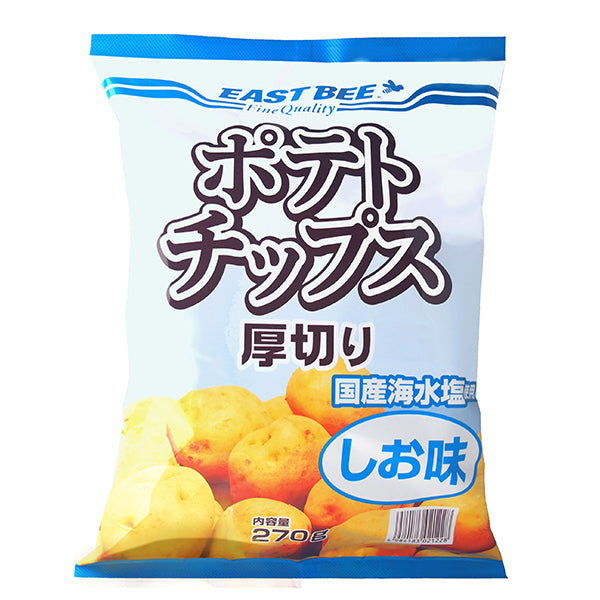 EASTBEE ポテトチップス 塩 270g ( 厚切り / ポテチ / しお