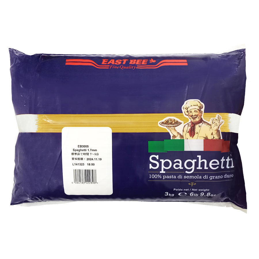 EASTBEE スパゲッティ 3kg ( 1.7mm / イタリア産 / パスタ