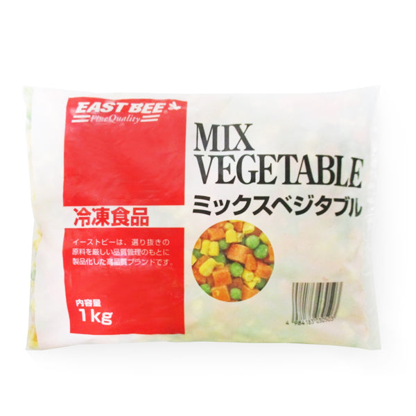 EASTBEE ミックス ベジタブル 1kg ( 人参 / コーン / グリンピース )