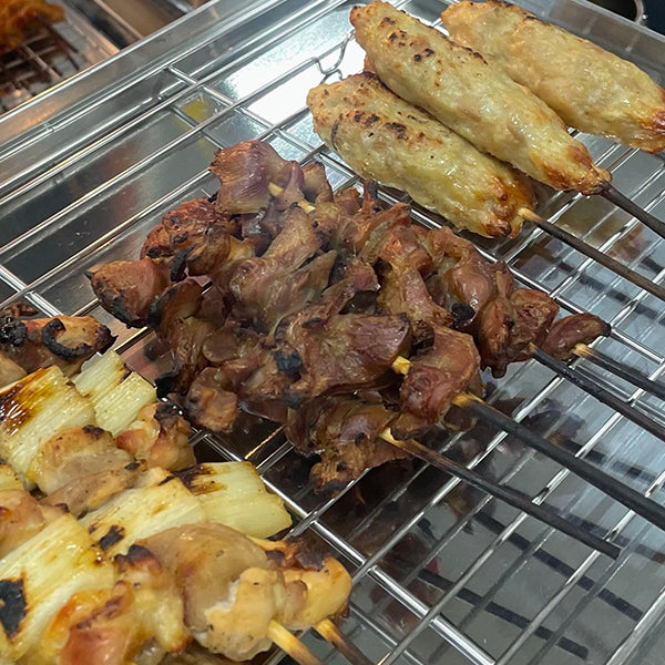 EASTBEE 炎の焼鳥 砂肝串 22g×10本 ( 素焼き / 焼き鳥 / やきとり / 焼きとり / ヤキトリ / 砂ずり )