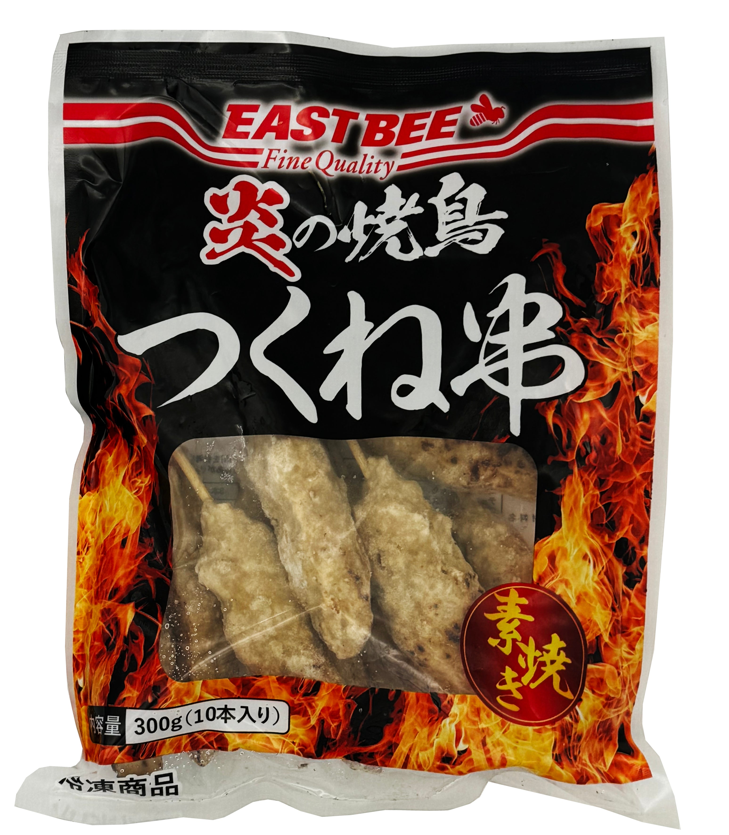 EAST BEE 炎の焼鳥 つくね(素焼き) 30g×10本 ( 焼き鳥 / やきとり 