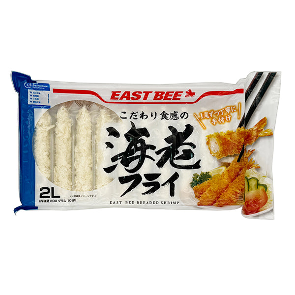 EASTBEE 海老フライ 2Lサイズ 300g ( 約30g×10尾 / エビフライ / BAP認証 )