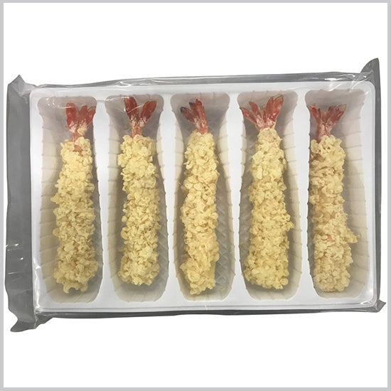 マルハニチロ えび天ぷら 21/25 5尾入( エビ / 海老 / 天麩羅 / ブラックタイガー / サクサク / 衣率70% )