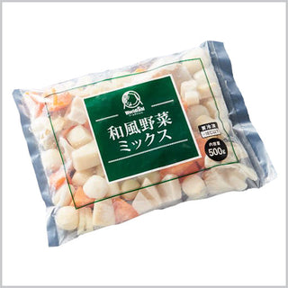 冷凍 和風野菜ミックス 500g ( 里芋 / 人参 / 筍 / ごぼう / れんこん )