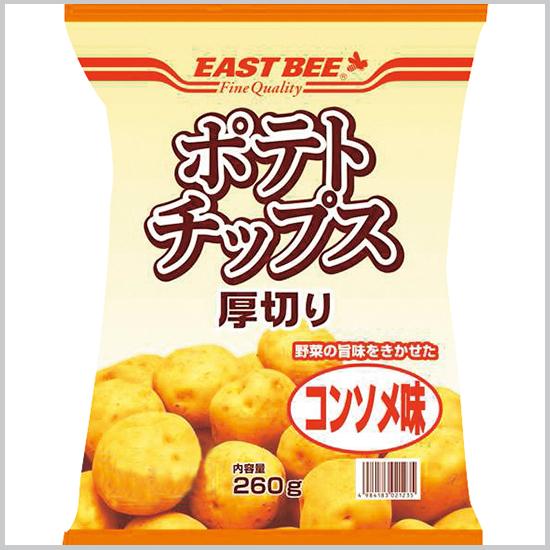 EAST BEE ポテトチップス厚切り（コンソメ味） 260g