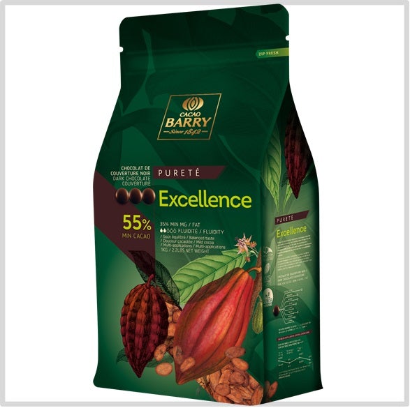 カカオバリー ピストール エクセランス 1kg ( 55% / タブレット / チョコレート / ビター )