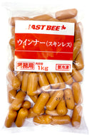 EASTBEE スキンレス ウインナー 1kg ( ソーセージ / 皮なし )