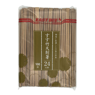 EASTBEE すす竹 天削箸 100膳 ( 割り箸 / 割箸 / 非食材 / 24cm )