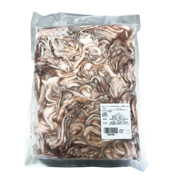 飛鳥フーズ 生冷イカ下足 1kg ( いかゲソ / 烏賊 )