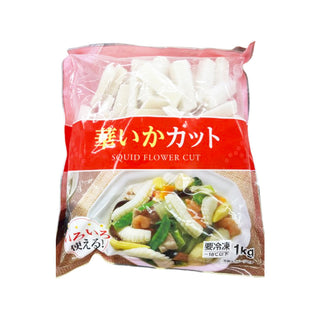 松岡 華イカ カット 1kg ( いか / カット済み / 烏賊 )