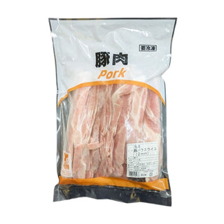 冷凍 豚バラ スライス 1kg ( ブラジル産 / 2mm )