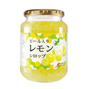 【賞味期限2025年10月22日まで】ピール入り レモン シロップ 920g ( 檸檬 / れもん / かき氷 / 割材 )
