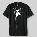 エムズ T-WORK コックタイ柄 Tシャツ (ブラック/黒)