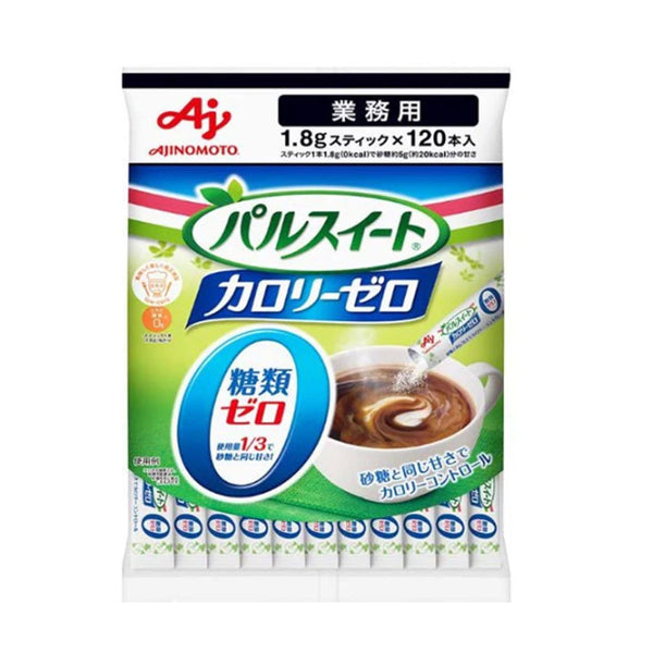 味の素 パルスイート 1.2g×120本 ( スティックタイプ / カロリー60％カット / 糖質ゼロ / 甘味料 )