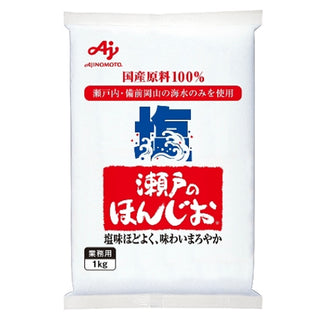 味の素 瀬戸のほんじお 1kg ( しお / 塩 / あらじお / あら塩 / ソルト )