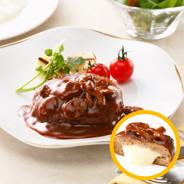 MCC デミソース de チーズ イン ハンバーグ 180g ( 個食 / レトルト )