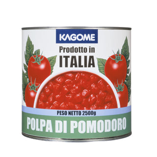 カゴメ ダイス トマト 2500g ( イタリア産 / とまと / ピューレ / ダイスカット / 大容量 / 業務用 / 缶詰 )
