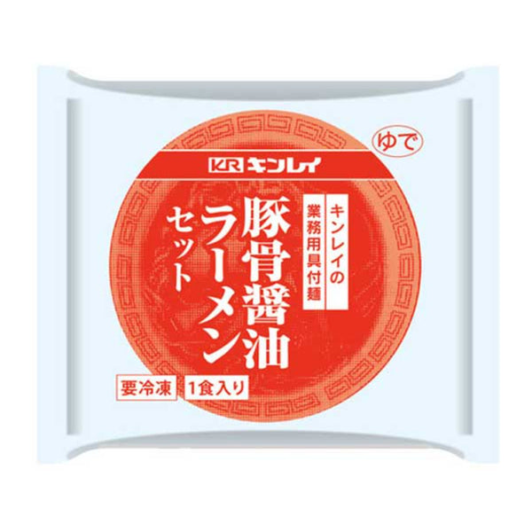 キンレイ 具材付き 豚骨 醤油 ラーメン 249g ( 個食 / 具入り )