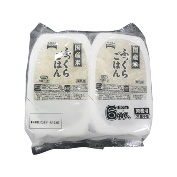 テーブルマーク ふっくら ごはん 200g×6パック ( 国産米使用 / ご飯 )