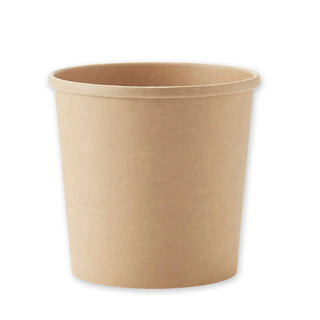 シモジマ 未晒 フードカップ 780ml 25個 ( カップ / 弁当 / テイクアウト )