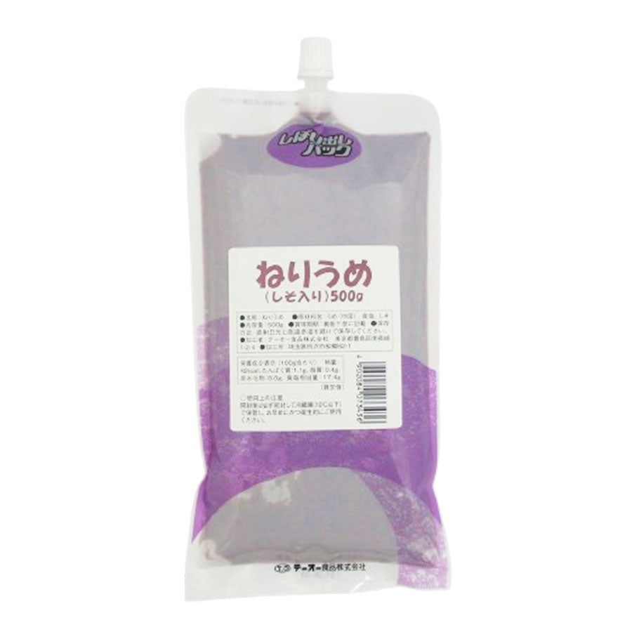 テーオー食品 しぼり出し ねりうめ 500g ( しそ入り / 練り梅 / 梅
