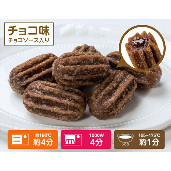 日清製粉ウェルナ パクっとチュロス チョコ味 500g ( 約4.5cm / チョコレートソース入り )