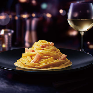 PASTA POLLUCE 燻製 パンチェッタ の 濃厚 カルボナーラ 280g ( パスタ / スパゲッティ / 個食 )