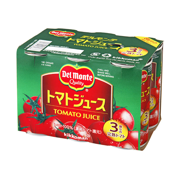 デルモンテ トマト ジュース 190g×6本 ( 野菜 ジュース / トマト )