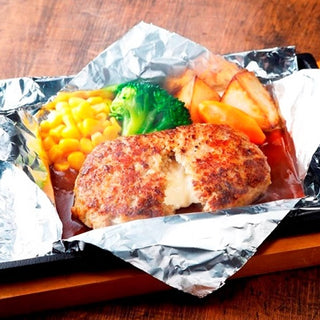 鉄板焼き チーズインハンバーグ 130g ( 冷凍 / 個食 / はんばーぐ )