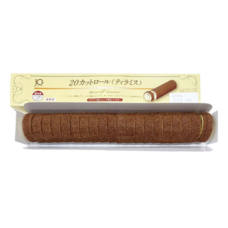 日東ベスト 20カット ロールケーキ ティラミス 230g ( ケーキ / カット済み )