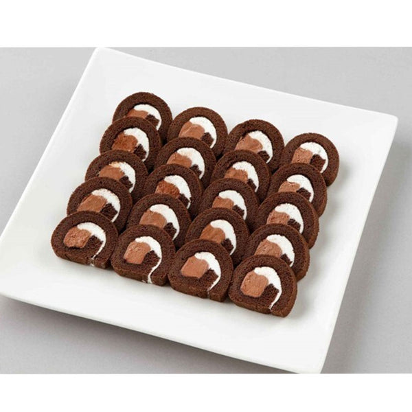 日東ベスト カット済み ロールケーキ Ｗチョコレート 230g ( ケーキ / 20カット / チョコ )