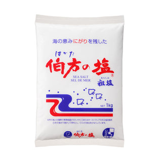 伯方の塩 1kg ( 粗め / 粗塩 / はかたの塩 / 焼き塩 / しっとりタイプ )